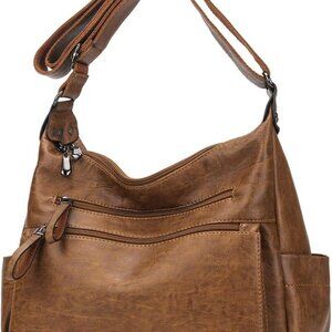 Brand New Crossbody Bag Women PU Leather Multi Pockets Stylish